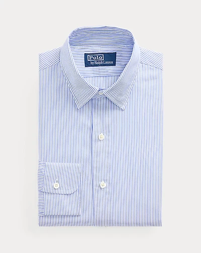 Custom Fit Striped Poplin Shirt