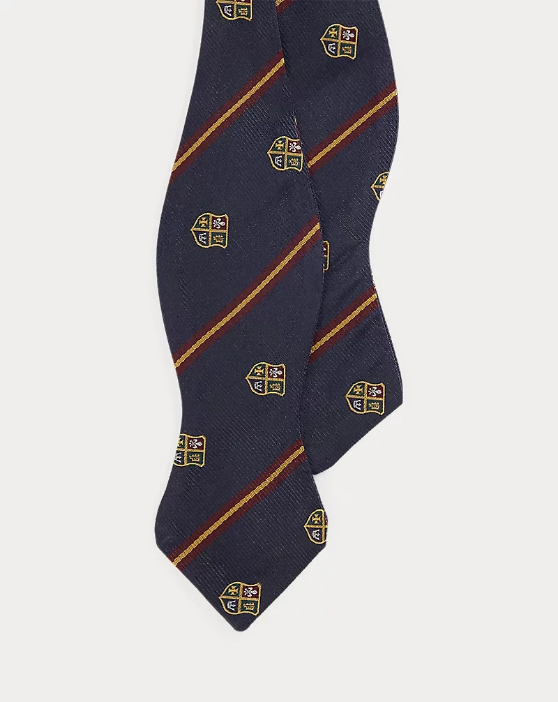 Striped Silk Club Bow Tie