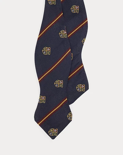 Striped Silk Club Bow Tie
