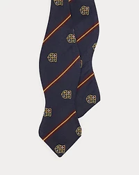 Striped Silk Club Bow Tie
