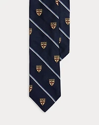Striped Silk Repp Club Tie