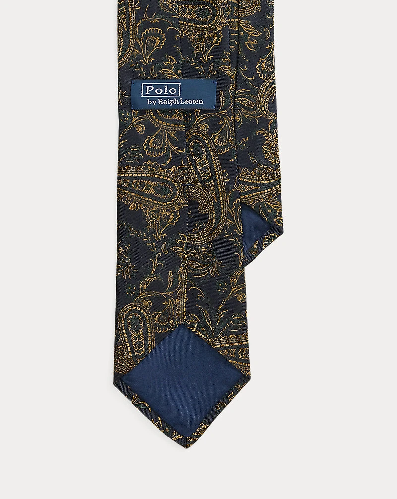 Paisley Silk Repp Tie