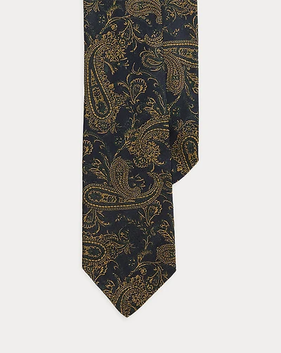 Paisley Silk Repp Tie