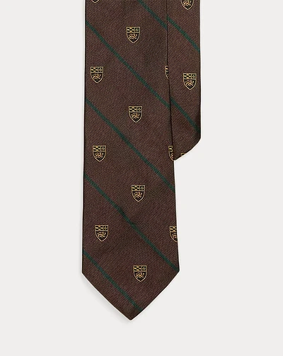 Striped Silk Repp Club Tie