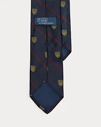 Striped Silk Repp Club Tie