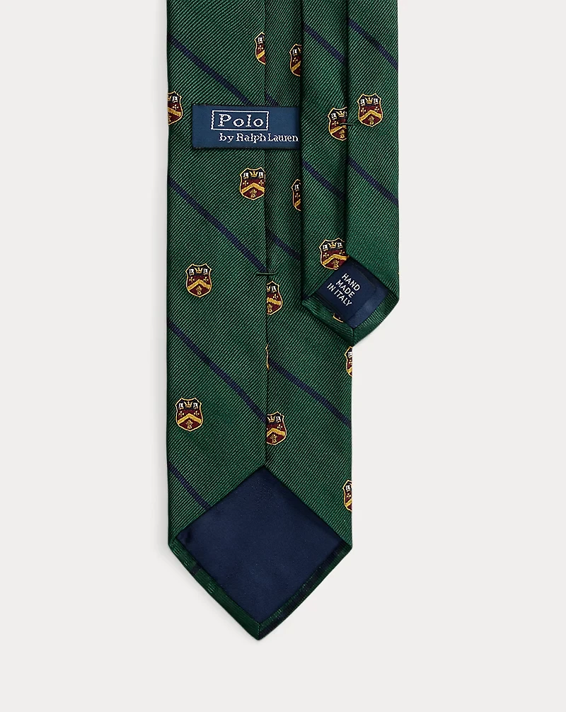 Striped Silk Repp Club Tie