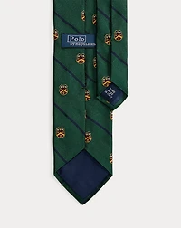 Striped Silk Repp Club Tie