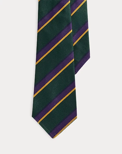 Vintage-Inspired Striped Silk Tie