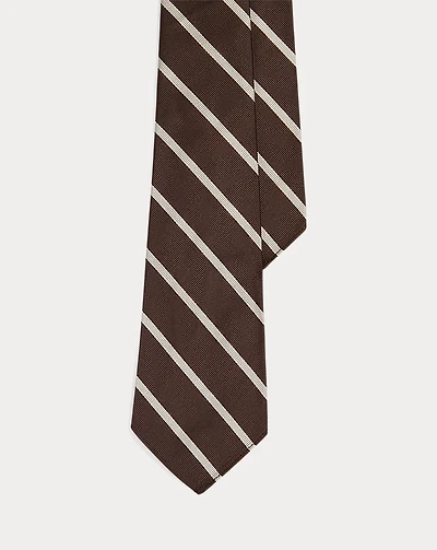 Vintage-Inspired Striped Silk Twill Tie