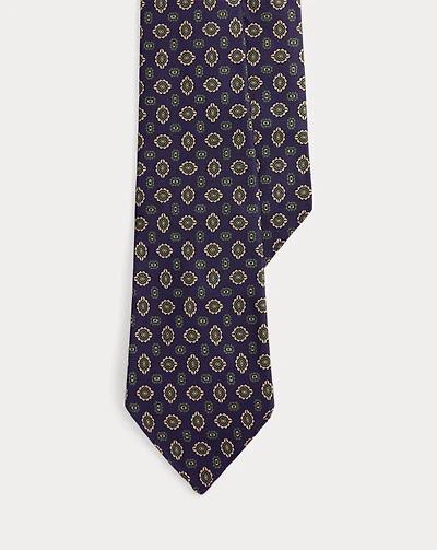 Vintage-Inspired Neat Silk Tie