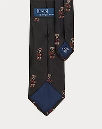 Polo Bear Silk Repp Tie 