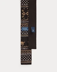 Reindeer Knit Wool Tie 