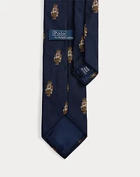 Polo Bear Silk Repp Tie