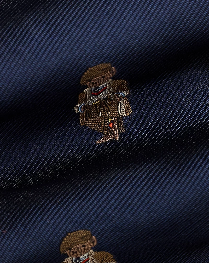 Polo Bear Silk Repp Tie