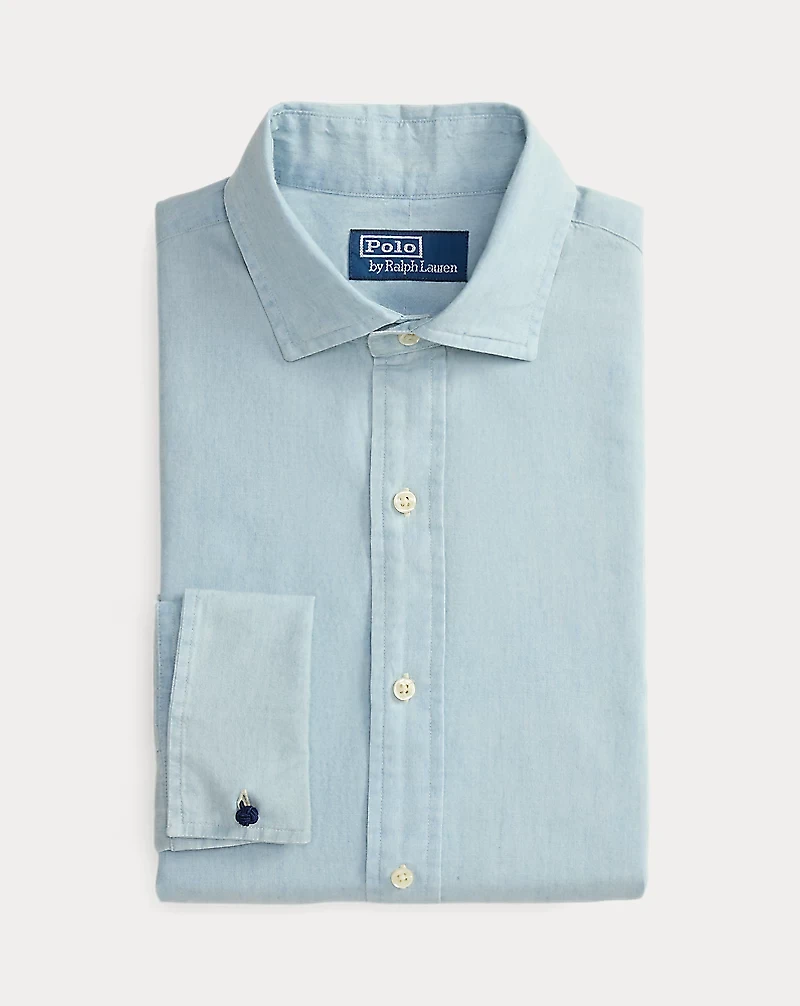 Custom Fit Chambray French Cuff Shirt