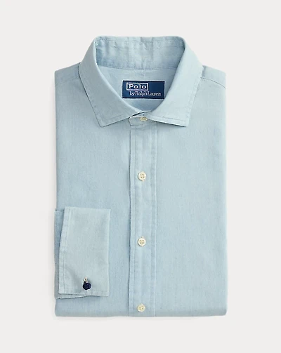 Custom Fit Chambray French Cuff Shirt