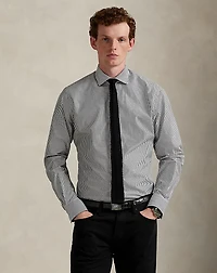 Custom Fit Striped Poplin Shirt
