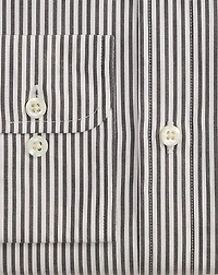 Custom Fit Striped Poplin Shirt