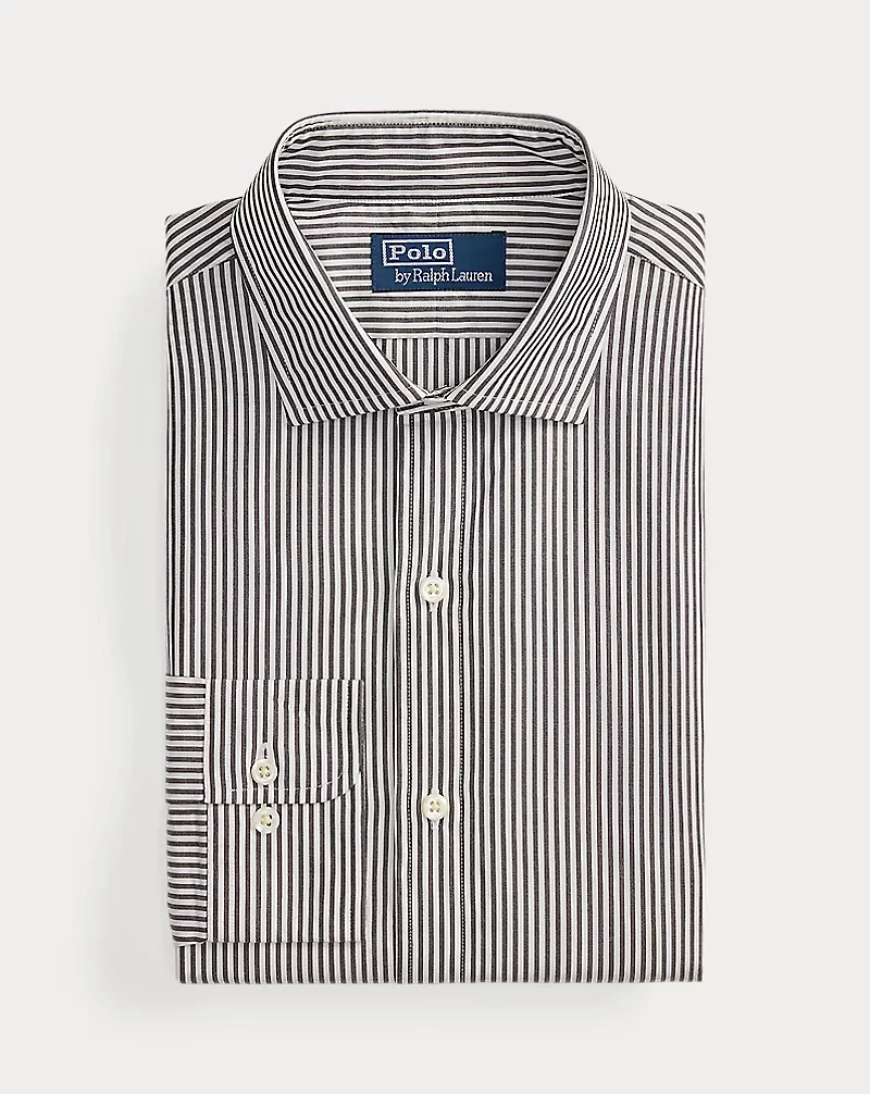 Custom Fit Striped Poplin Shirt