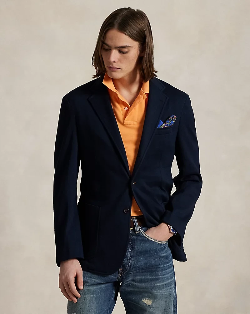 Polo Soft Tailored Knit Mesh Suit Jacket