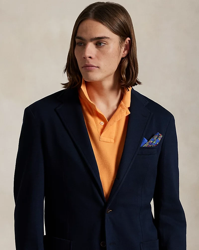 Polo Soft Tailored Knit Mesh Suit Jacket