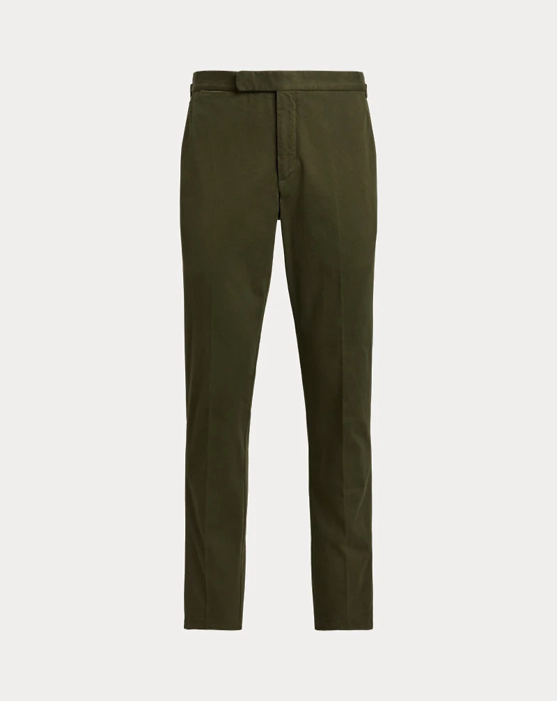 Garment-Dyed Stretch Chino Suit Trouser
