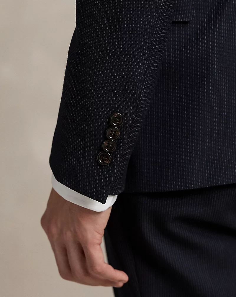 Polo Tailored Pinstripe Wool-Cotton Suit