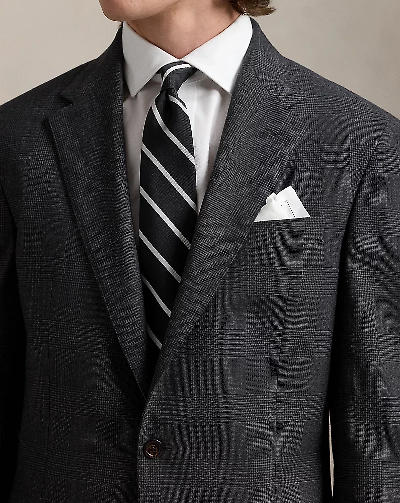Polo Tailored Fit Glen Plaid Wool Suit