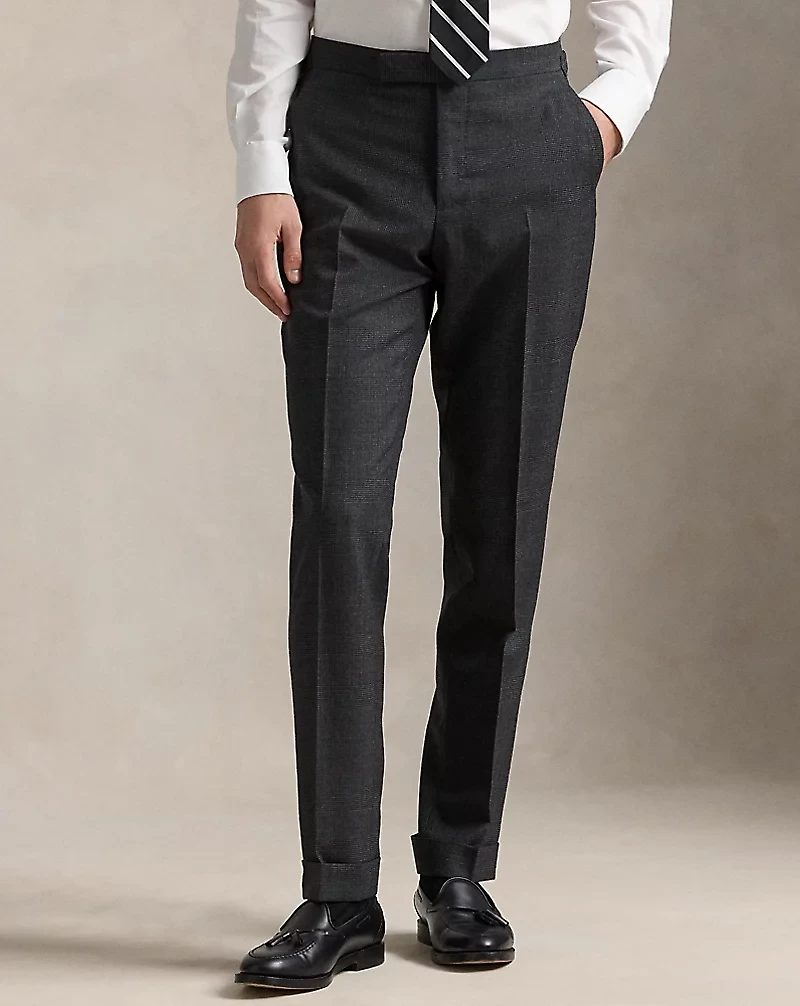 Polo Tailored Fit Glen Plaid Wool Suit