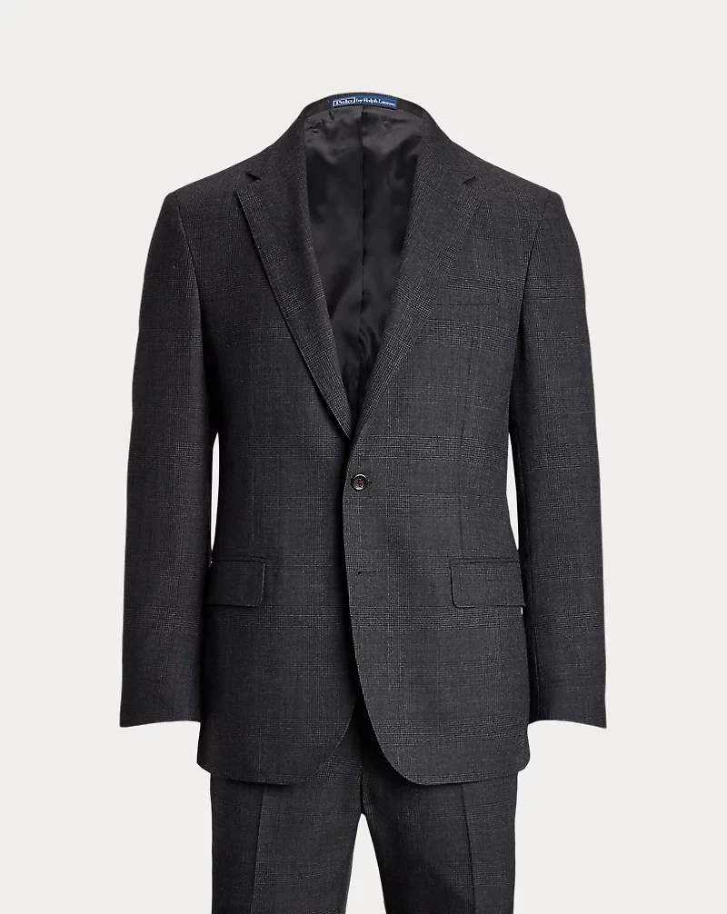 Polo Tailored Fit Glen Plaid Wool Suit