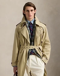 Lightweight Twill Trench Coat