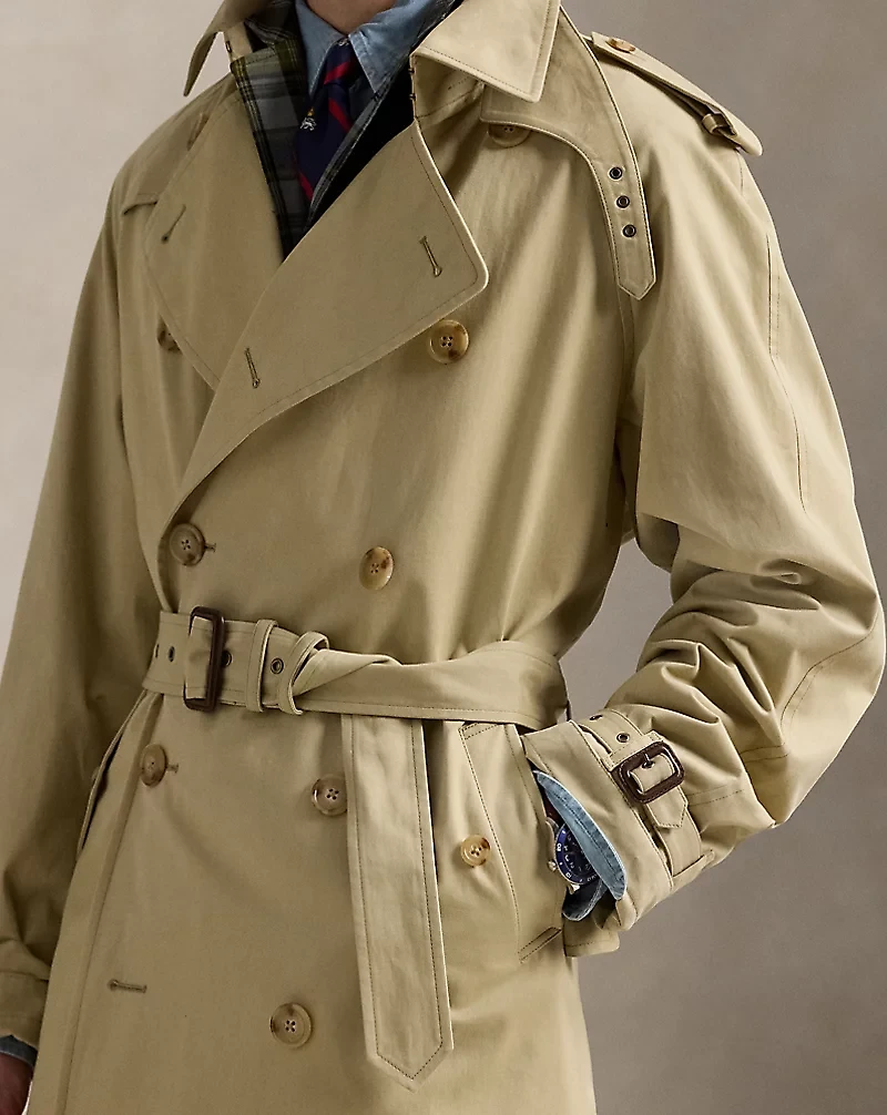 Lightweight Twill Trench Coat