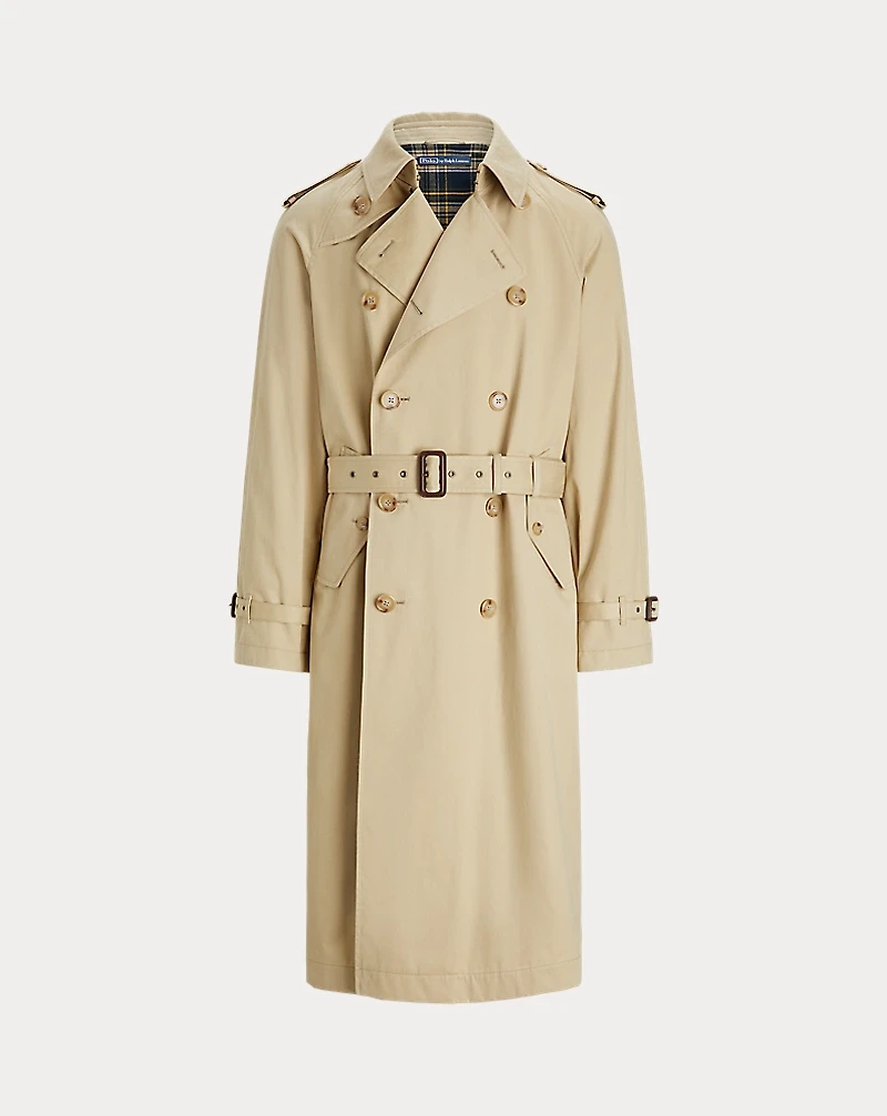 Lightweight Twill Trench Coat