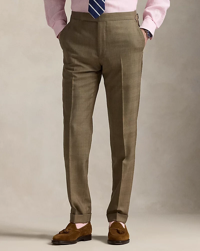 Polo Tailored Fit Glen Plaid Wool Suit