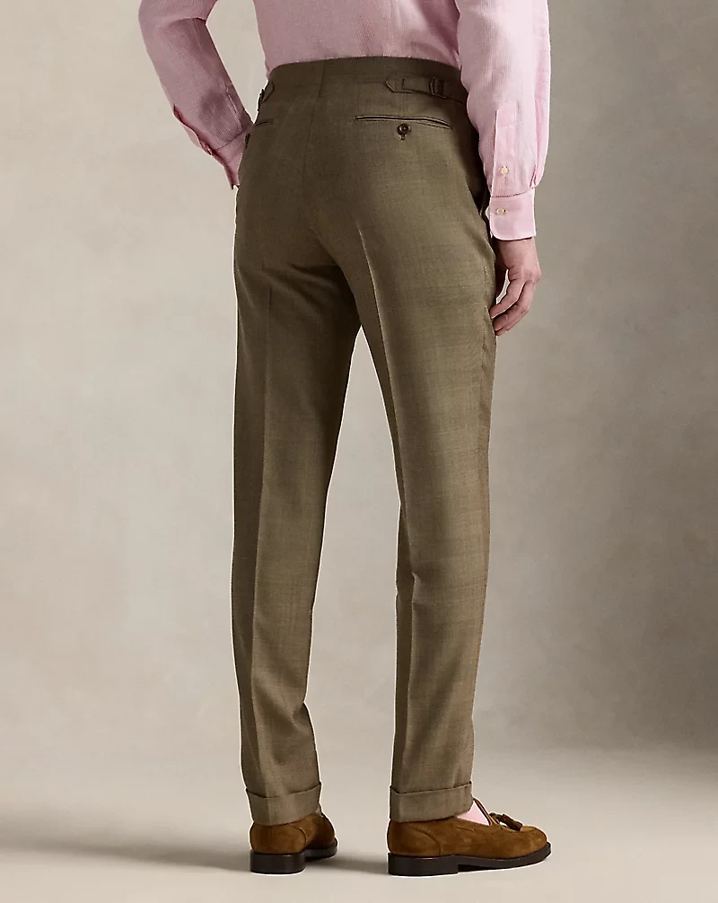 Polo Tailored Fit Glen Plaid Wool Suit