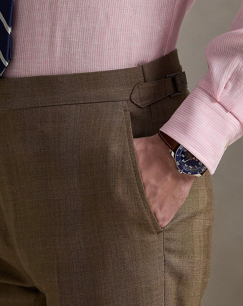 Polo Tailored Fit Glen Plaid Wool Suit