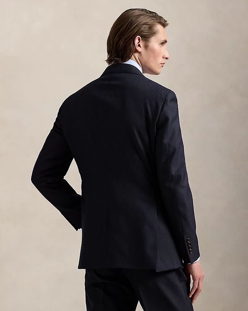 Polo Tailored Pinstripe Wool Suit