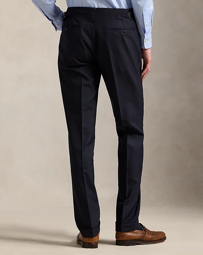 Polo Tailored Pinstripe Wool Suit