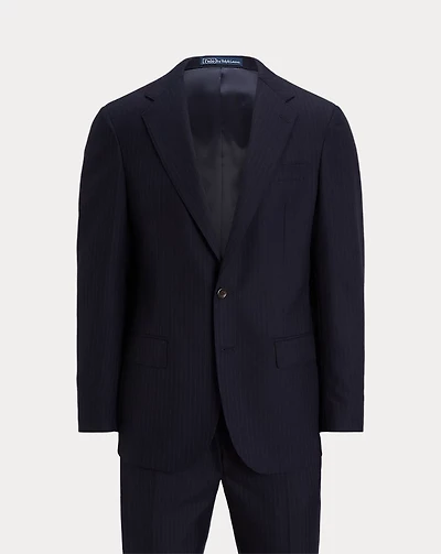 Polo Tailored Pinstripe Wool Suit
