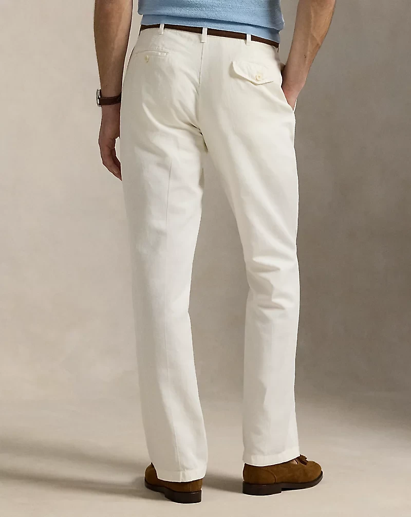 Slub Cotton-Linen Suit Trouser