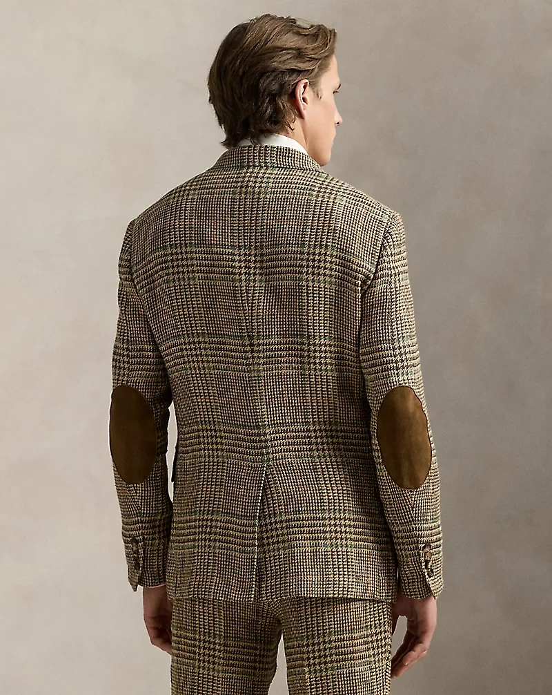 Polo Tailored Glen Plaid Suit Jacket