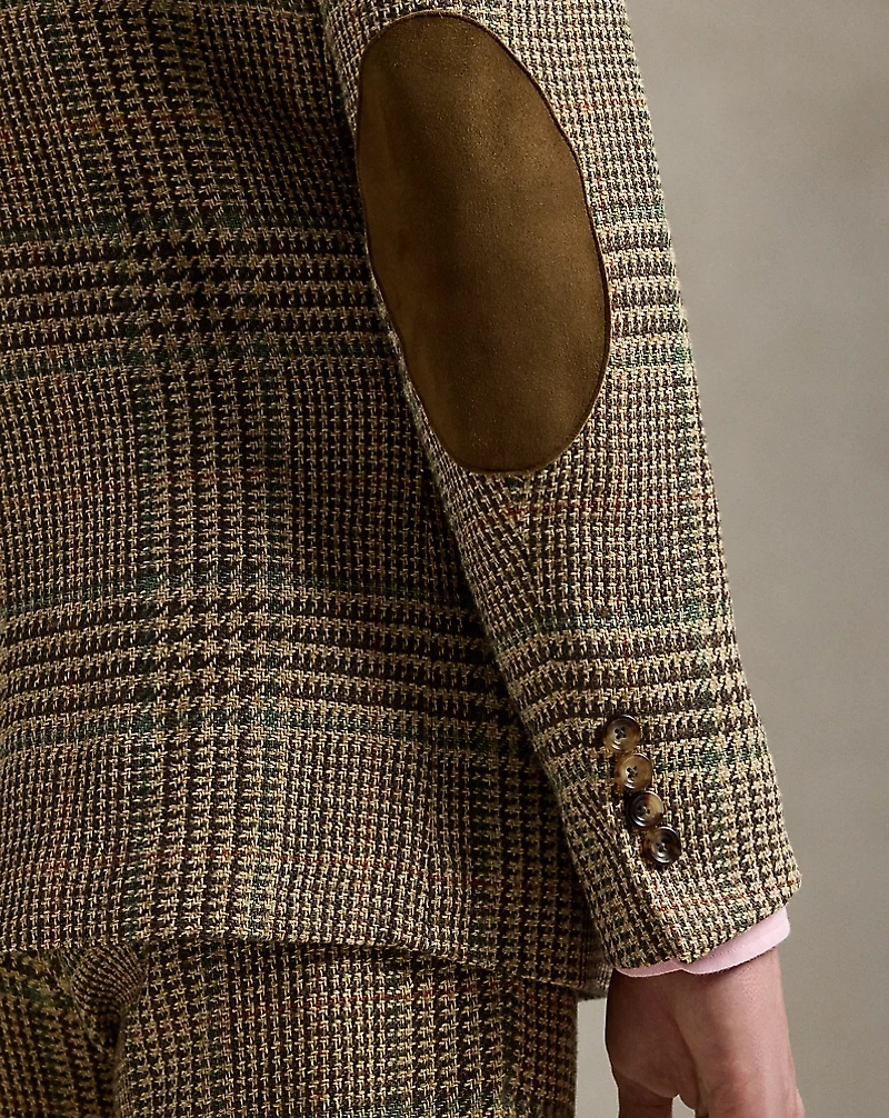 Polo Tailored Glen Plaid Suit Jacket