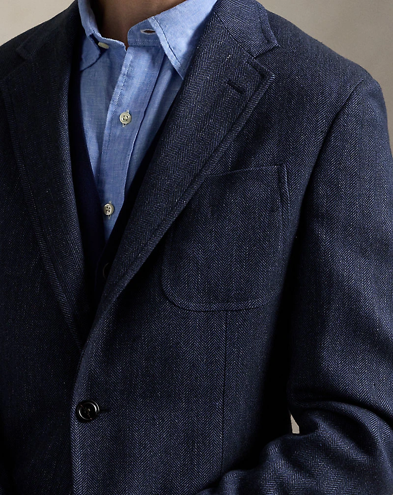 Polo Tailored Herringbone Sport Coat