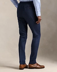 Pleated Nailhead Suit Trouser
