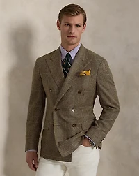 Polo Tailored Glen Plaid Suit Jacket