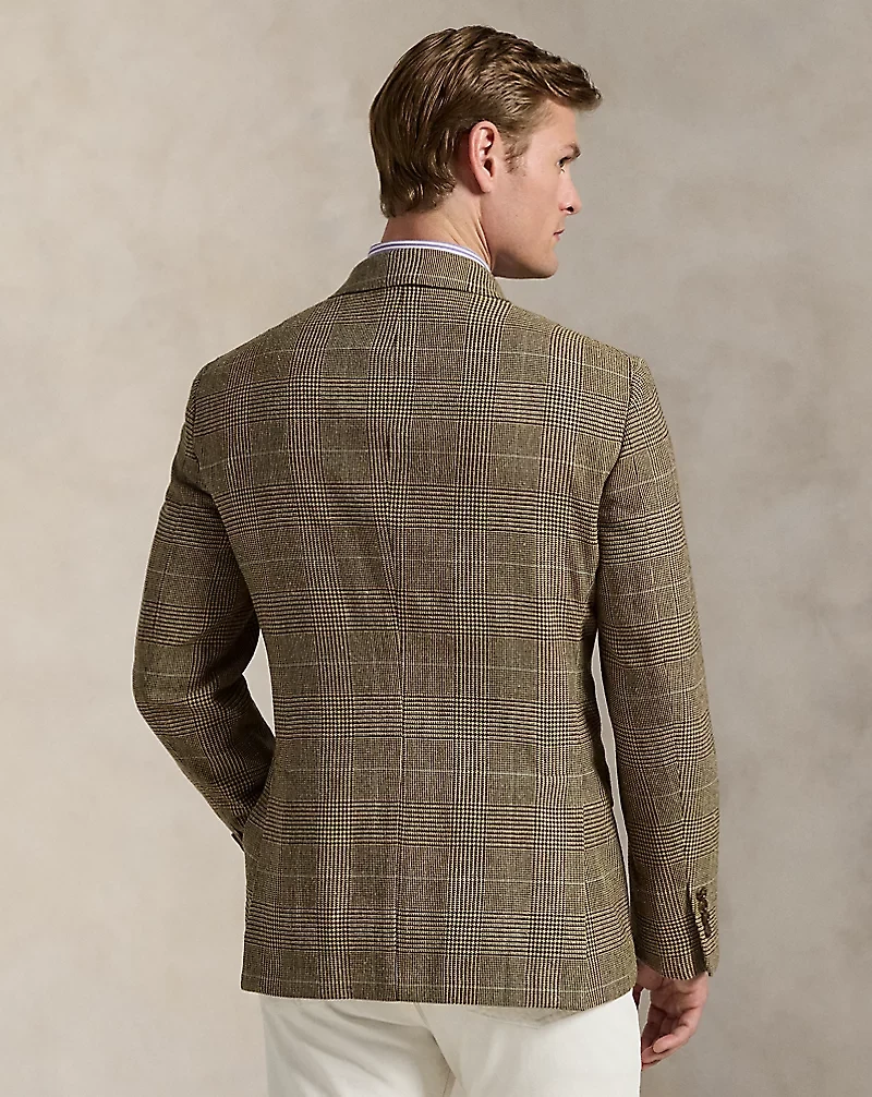 Polo Tailored Glen Plaid Suit Jacket