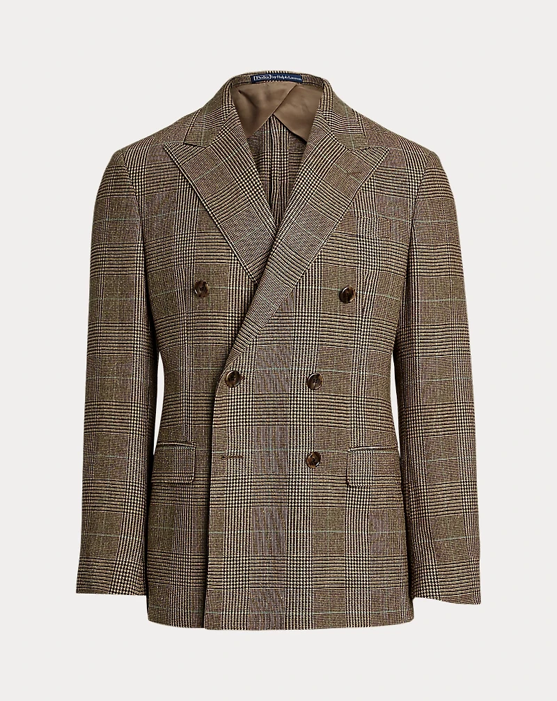 Polo Tailored Glen Plaid Suit Jacket