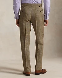 Pleated Glen Plaid Suit Trouser