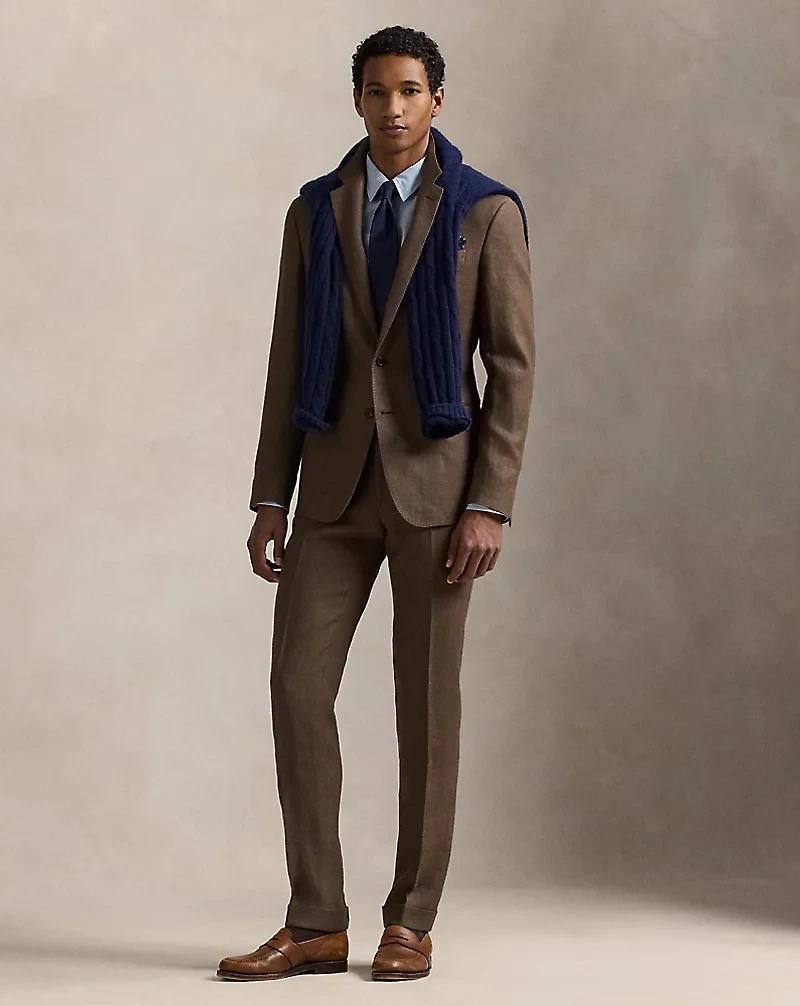 Polo Tailored Linen Dobby Suit Jacket
