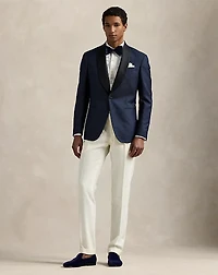 Polo Tailored Plaid Tuxedo Jacket